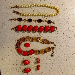 Vintage Costume Jewelry Lot Trifari Reinab Ciner Coro Sturdy